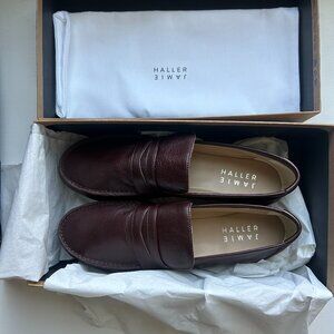 Jamie Haller Penny Loafer in Oxblood